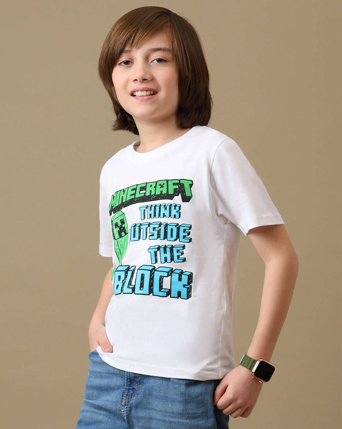 Creeper Graphic Printed Regular Fit Tshirt For Boys