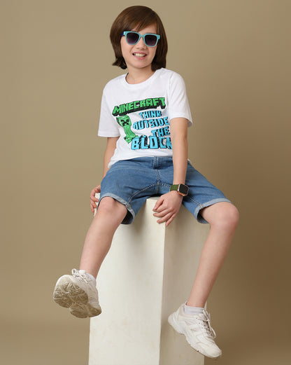 Creeper Graphic  Regular Fit Tshirt  Boys
