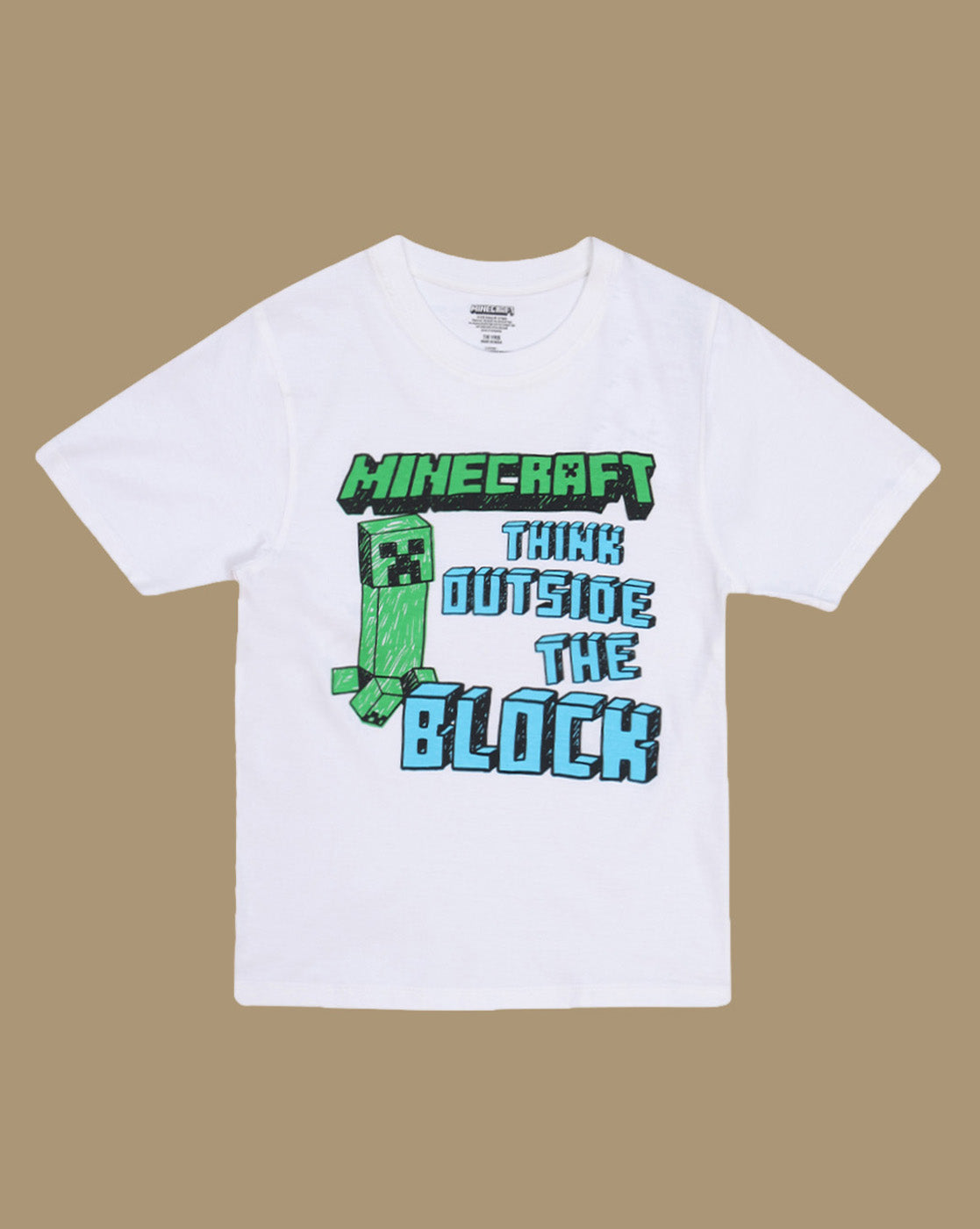 Creeper Graphic Printed Regular Fit Tshirt For Boys
