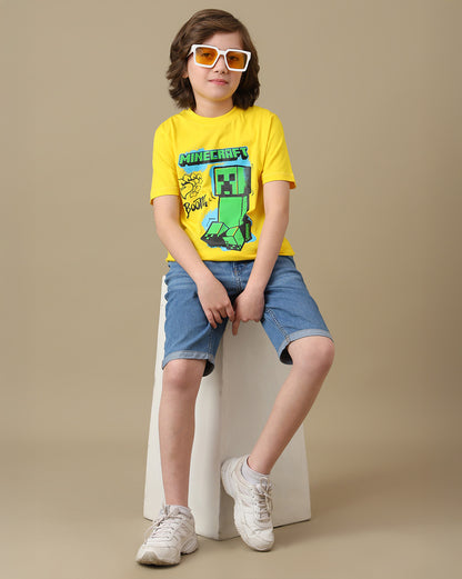 Creeper Graphic  Regular Fit Tshirt  Boys