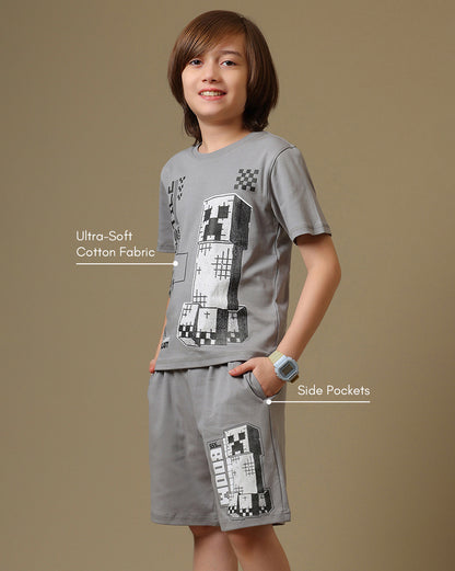 Minecraft  Tshirt & Short Set  Boys