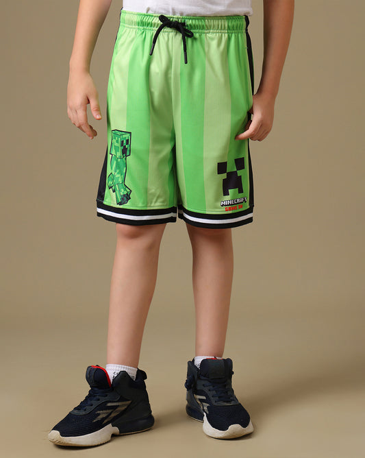Minecraft  Regular Fit Shorts  Boys
