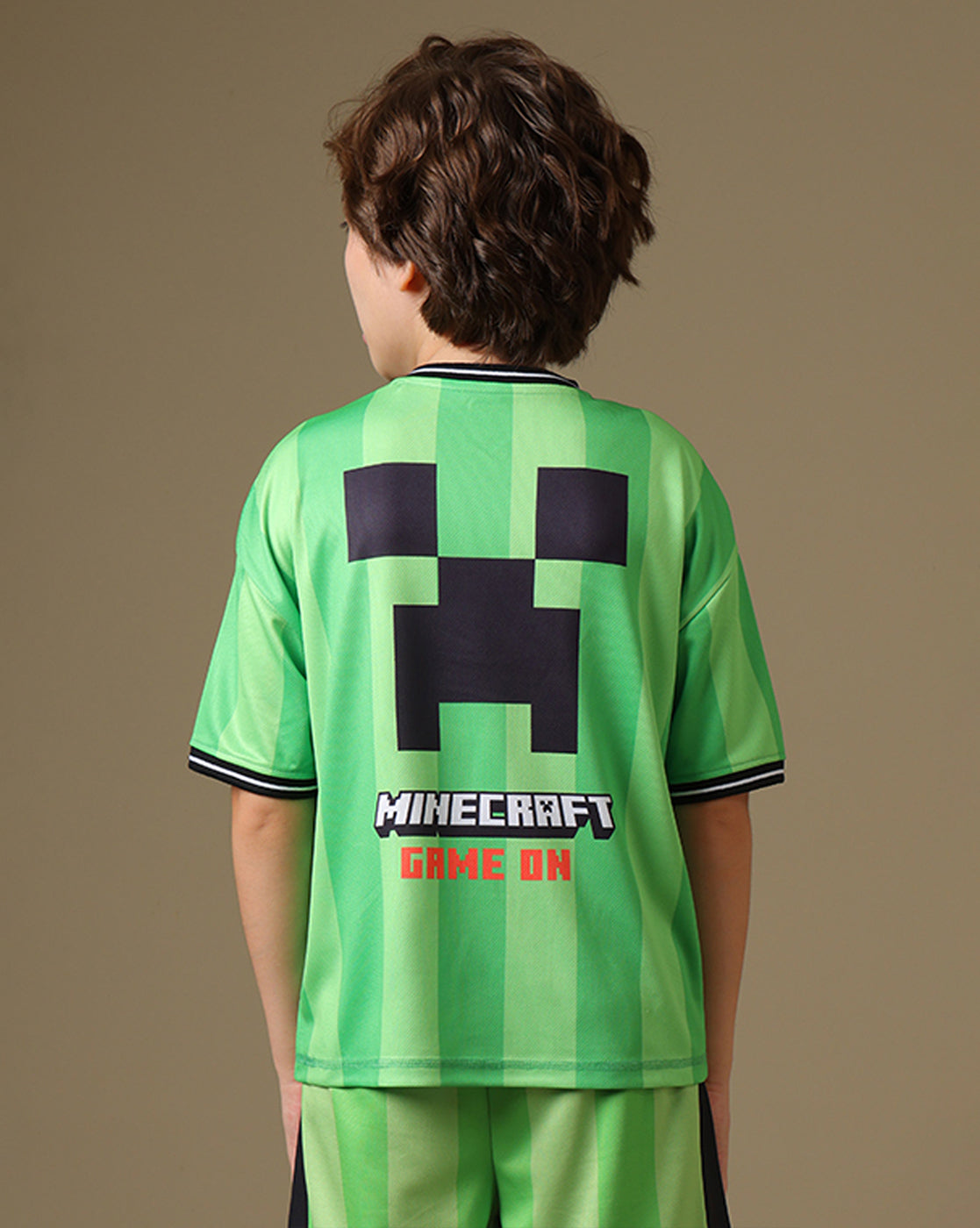 Minecraft Printed  Oversized Tshirt For Boys