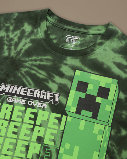Minecraft Creeper Regular Fit Tshirt Boys