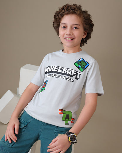 Minecraft Regular Fit Tshirt Boys
