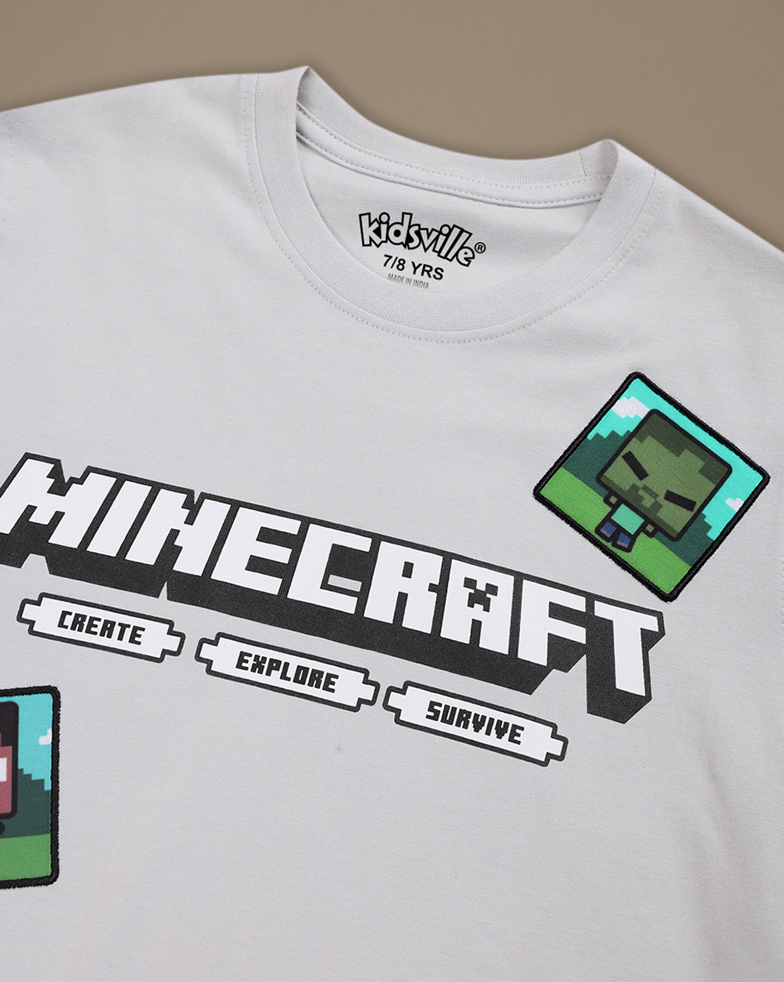 Minecraft Regular Fit Tshirt Boys