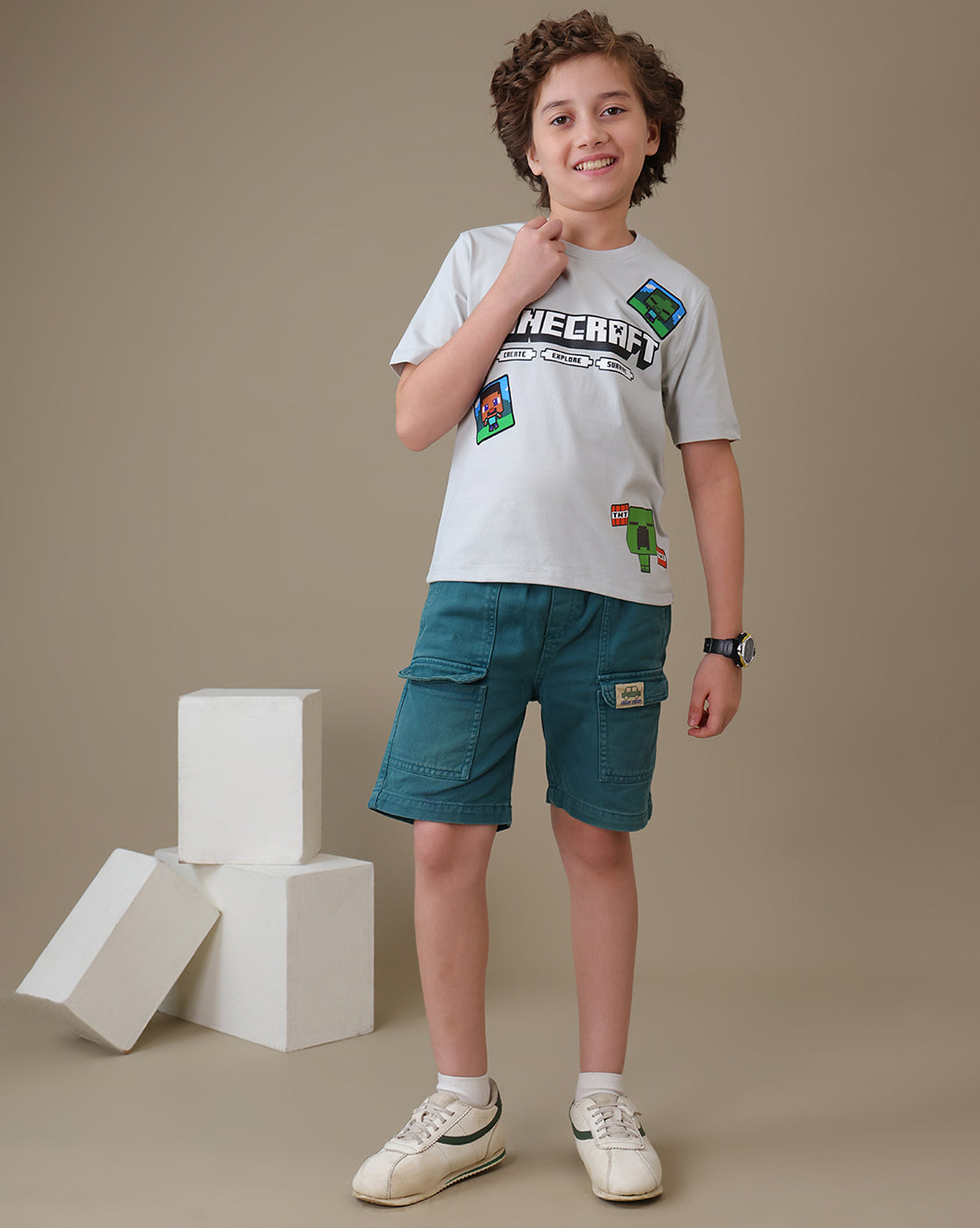 Minecraft Regular Fit Tshirt Boys