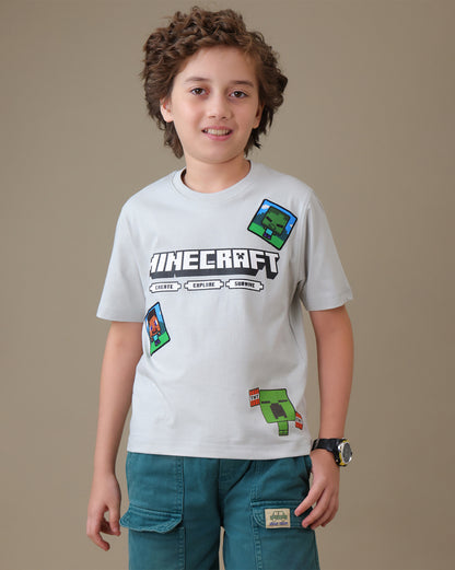 Minecraft Regular Fit Tshirt Boys