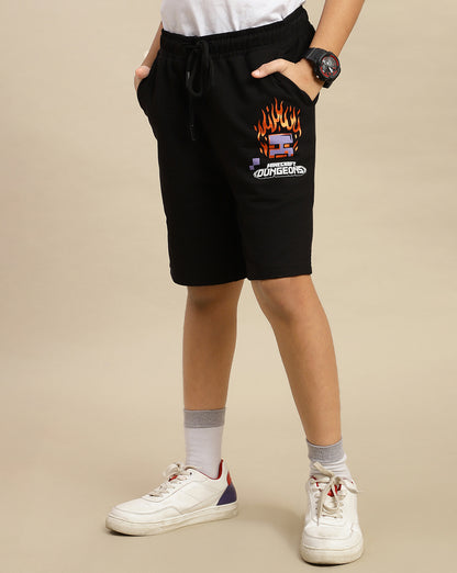 Minecraft  Regular Fit Shorts  Boys