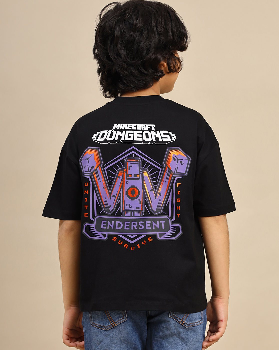 Minecraft Oversized Tshirt Boys