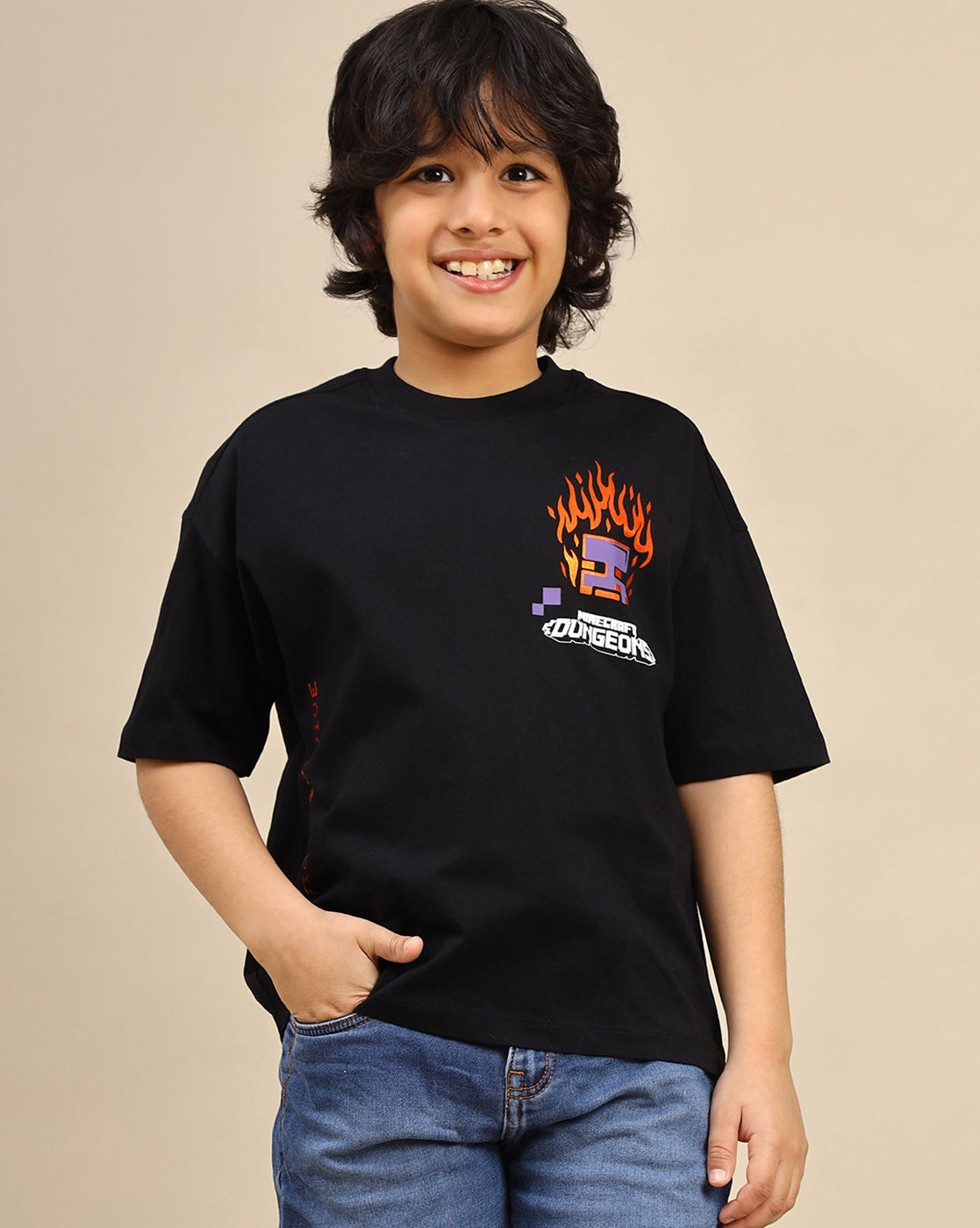 Minecraft Oversized Tshirt Boys