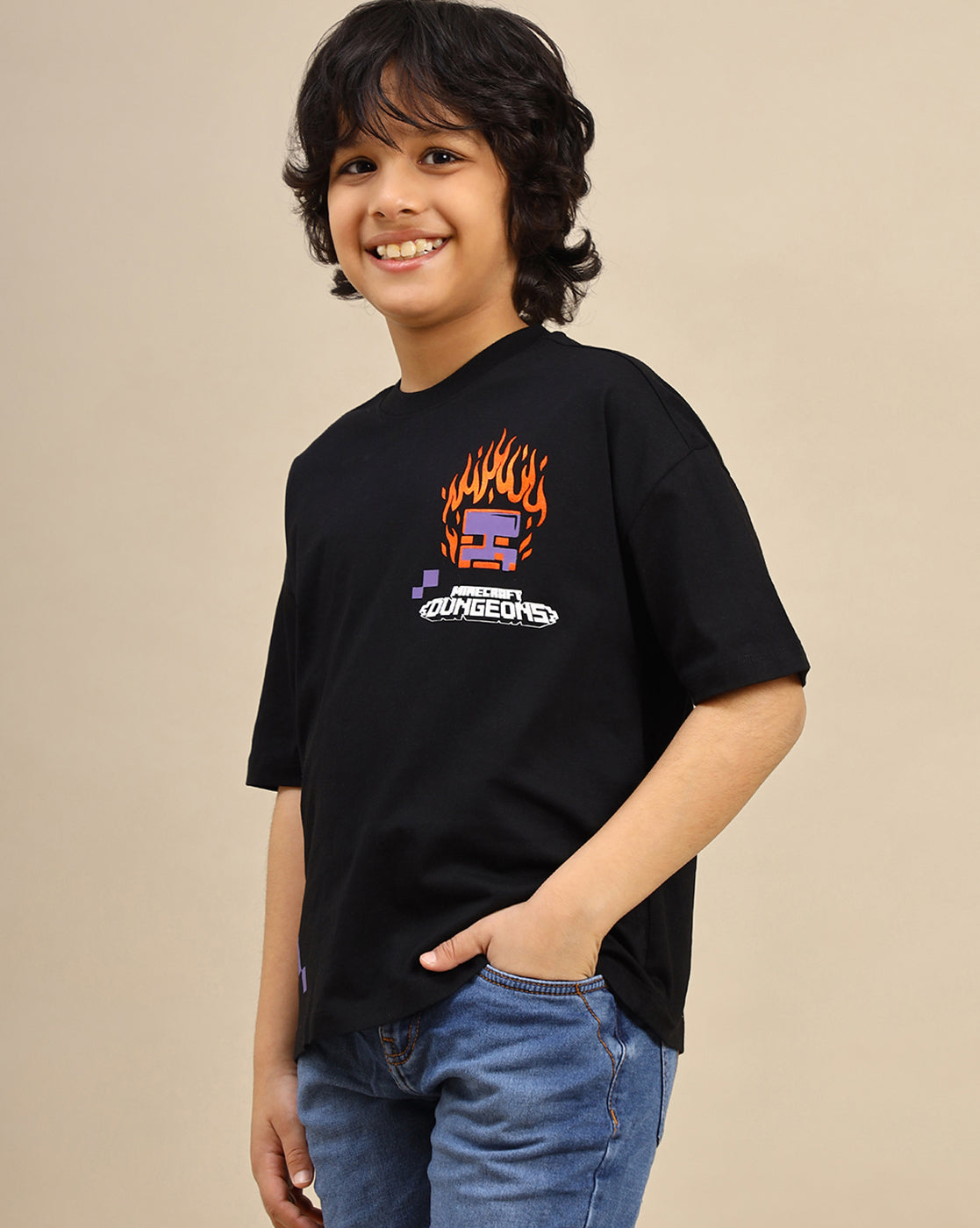 Minecraft Oversized Tshirt Boys