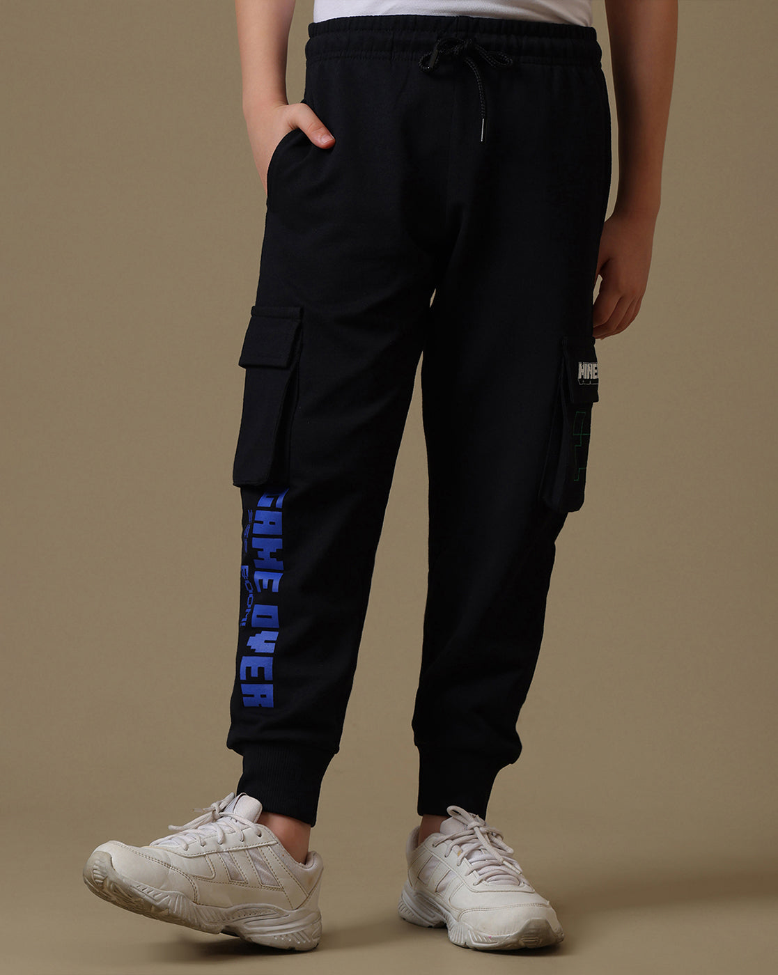 Minecraft Printed Regular Fit Jogger For Boys