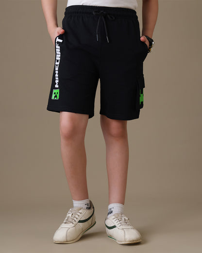 Minecraft  Regular Fit Shorts  Boys