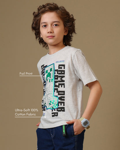 Minecraft  Regular Fit Tshirt  Boys