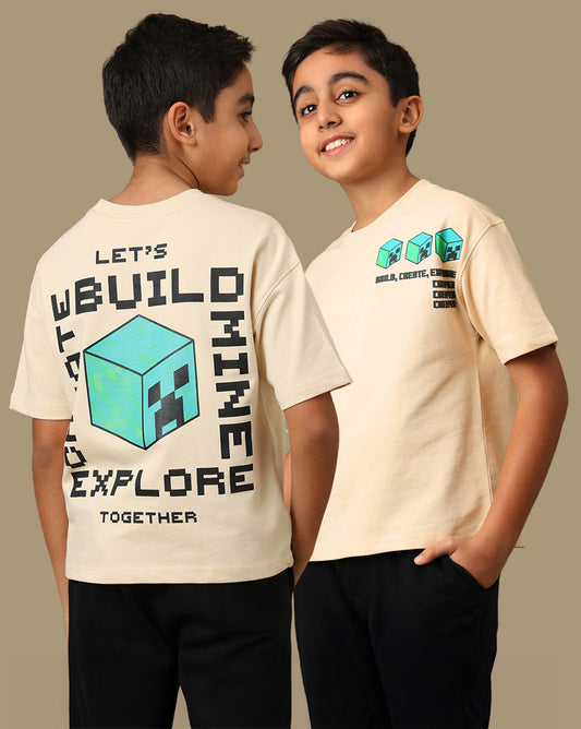 Minecraft Printed Tshirt For Boys