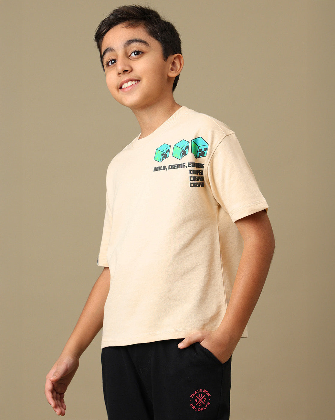 Minecraft Printed Tshirt For Boys