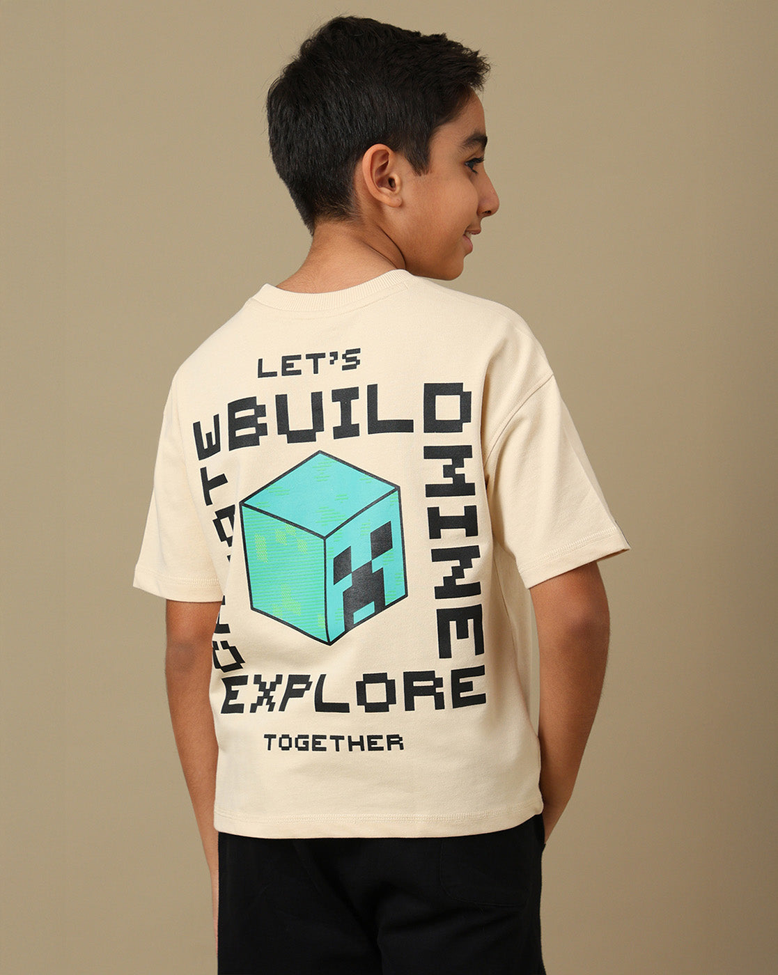 Minecraft Printed Tshirt For Boys