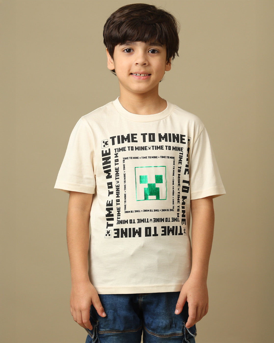 Minecraft Printed Tshirt For Boys