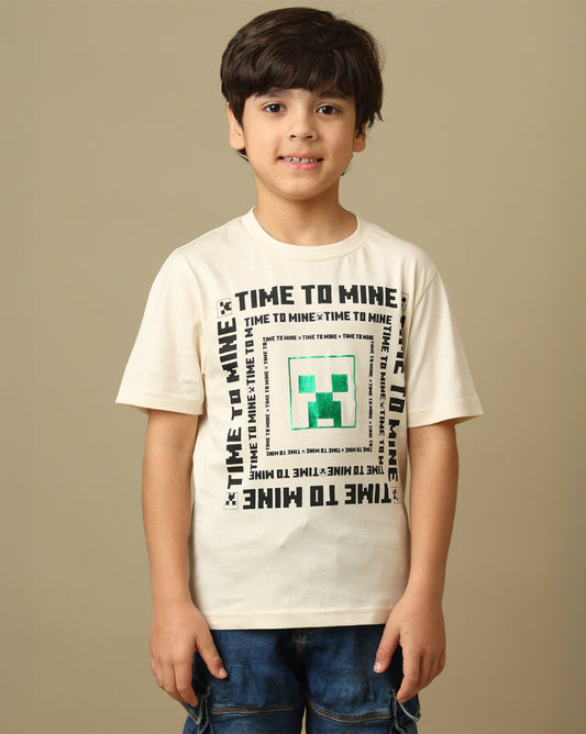 Minecraft Printed Tshirt For Boys