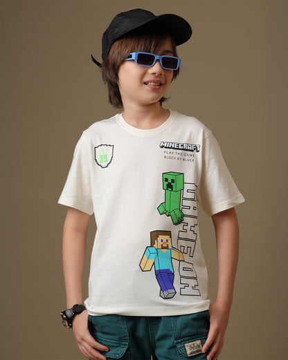 Minecraft  Regular Fit Tshirt  Boys