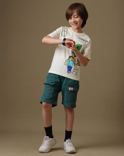 Minecraft  Regular Fit Tshirt  Boys