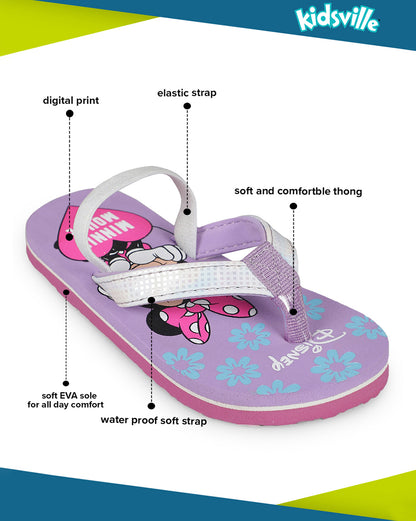 Minnie Flip-Flops For Kids Girls