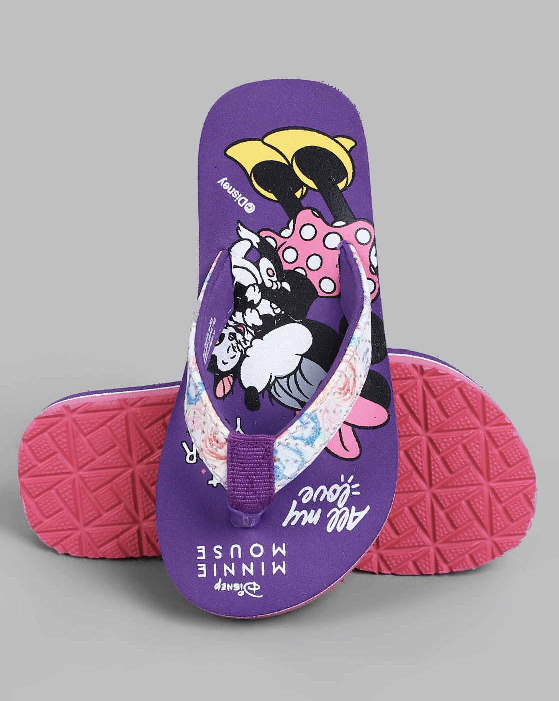 Minnie  Purple Flip-Flops  Kids Girls