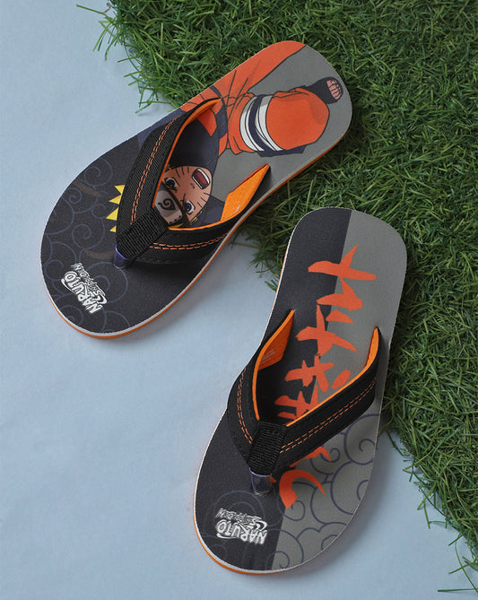 Naruto Printed Flipflops For Boys