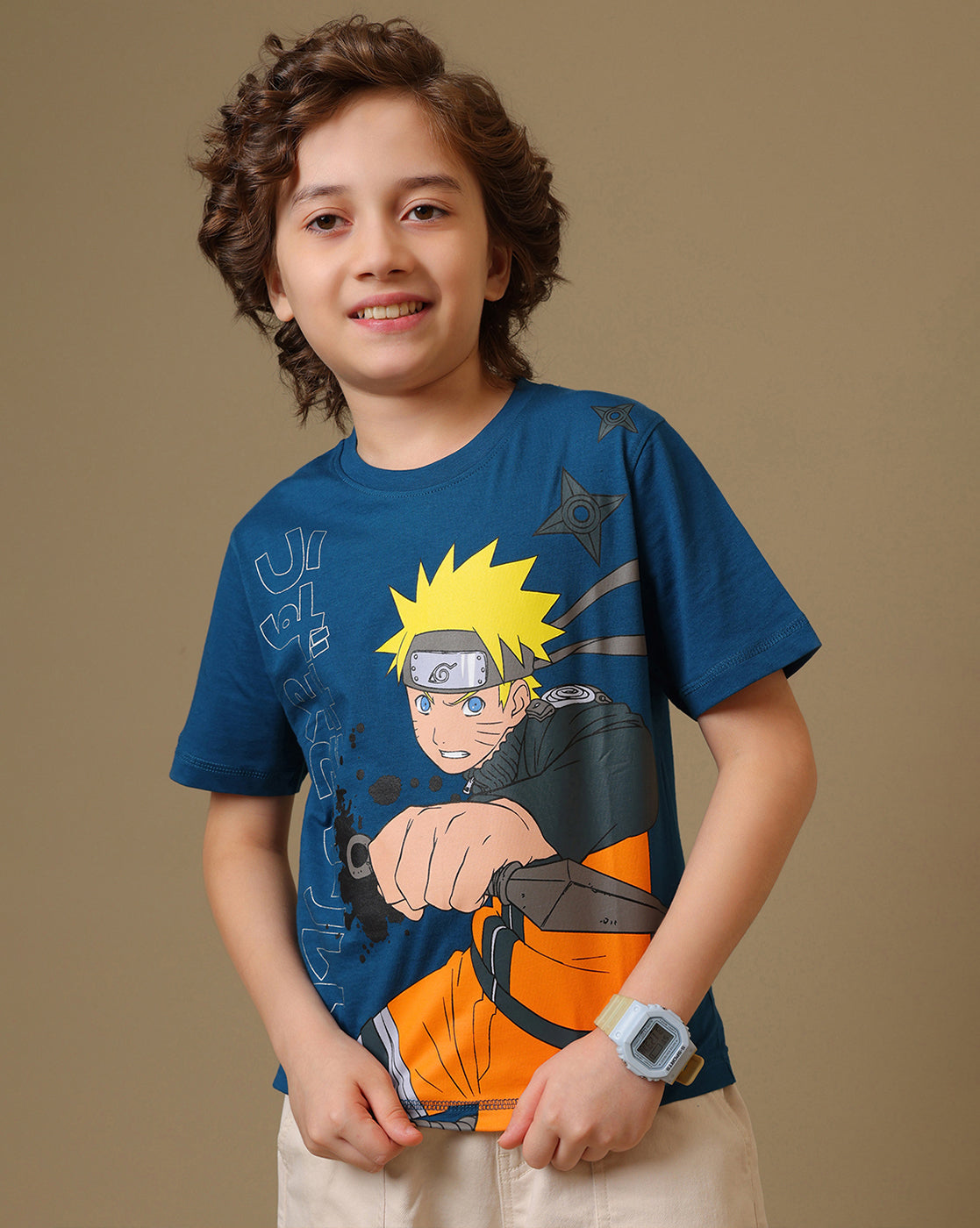 Naruto  Regular Fit Tshirt  Boys