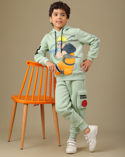 Naruto  Regular Fit Hoodie and Joggers  Boys