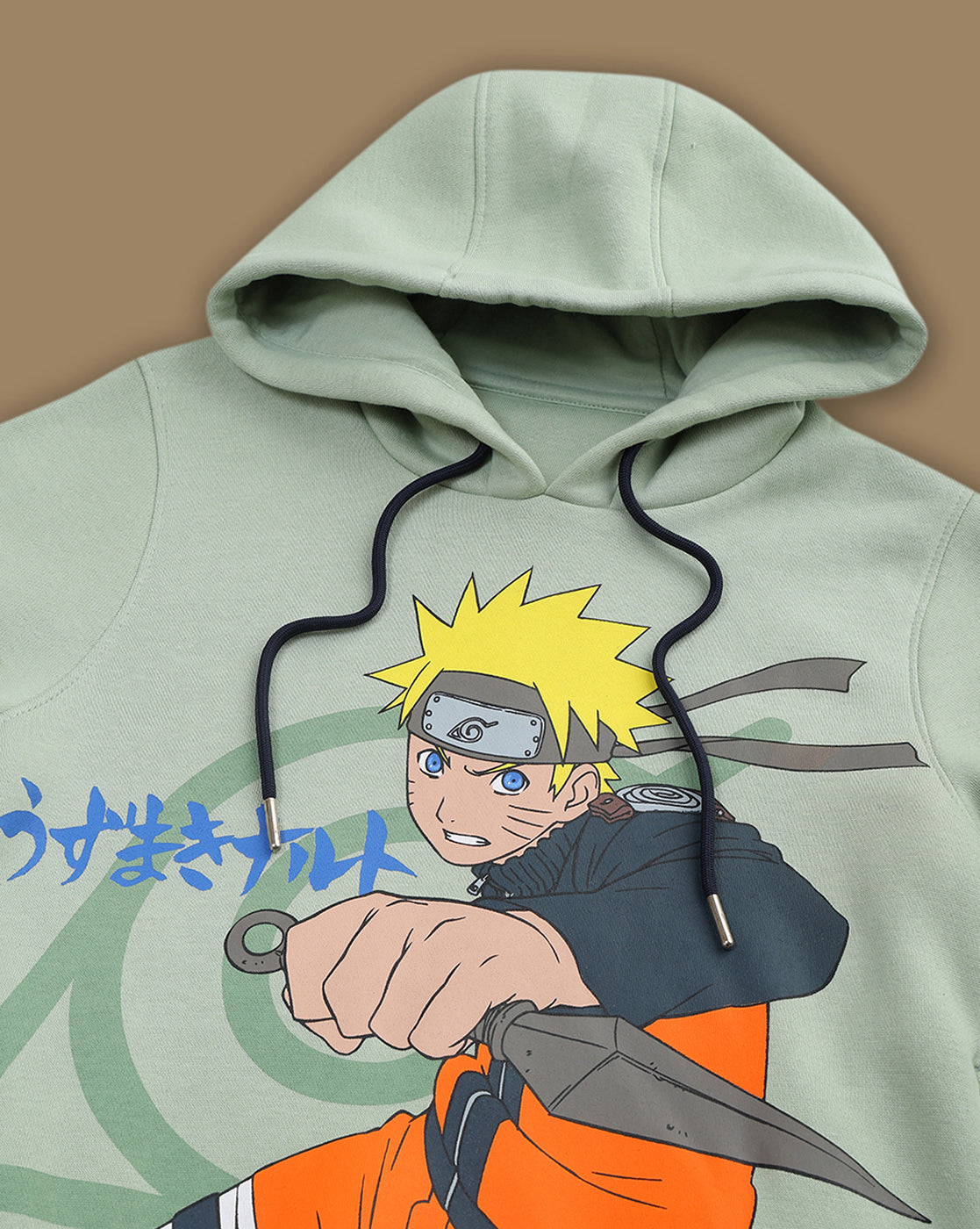 Naruto Printed Regular Fit Hoodie For Boys
