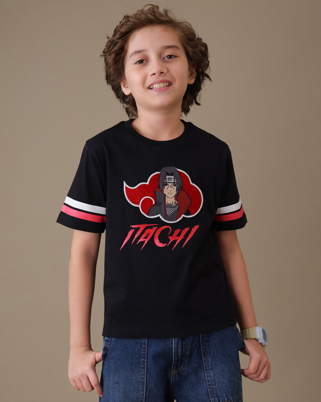 Naruto Itachi Regular Fit Tshirt Boys