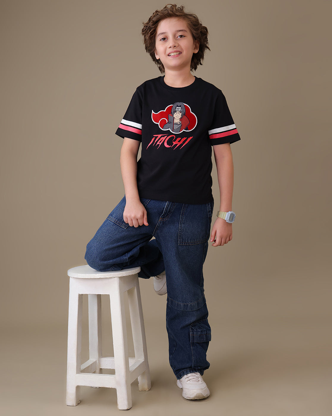 Naruto Itachi Regular Fit Tshirt Boys