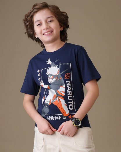 Uzumaki Naruto Regular Fit Tshirt  Boys