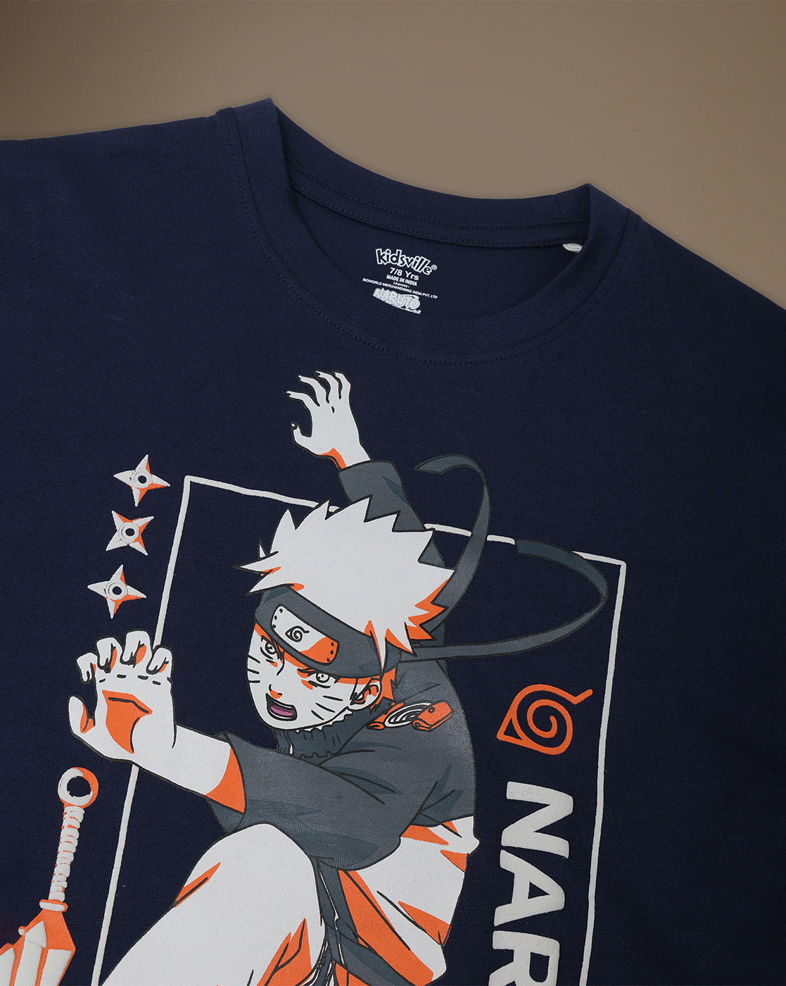 Uzumaki Naruto Regular Fit Tshirt  Boys
