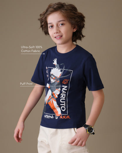 Uzumaki Naruto Regular Fit Tshirt  Boys