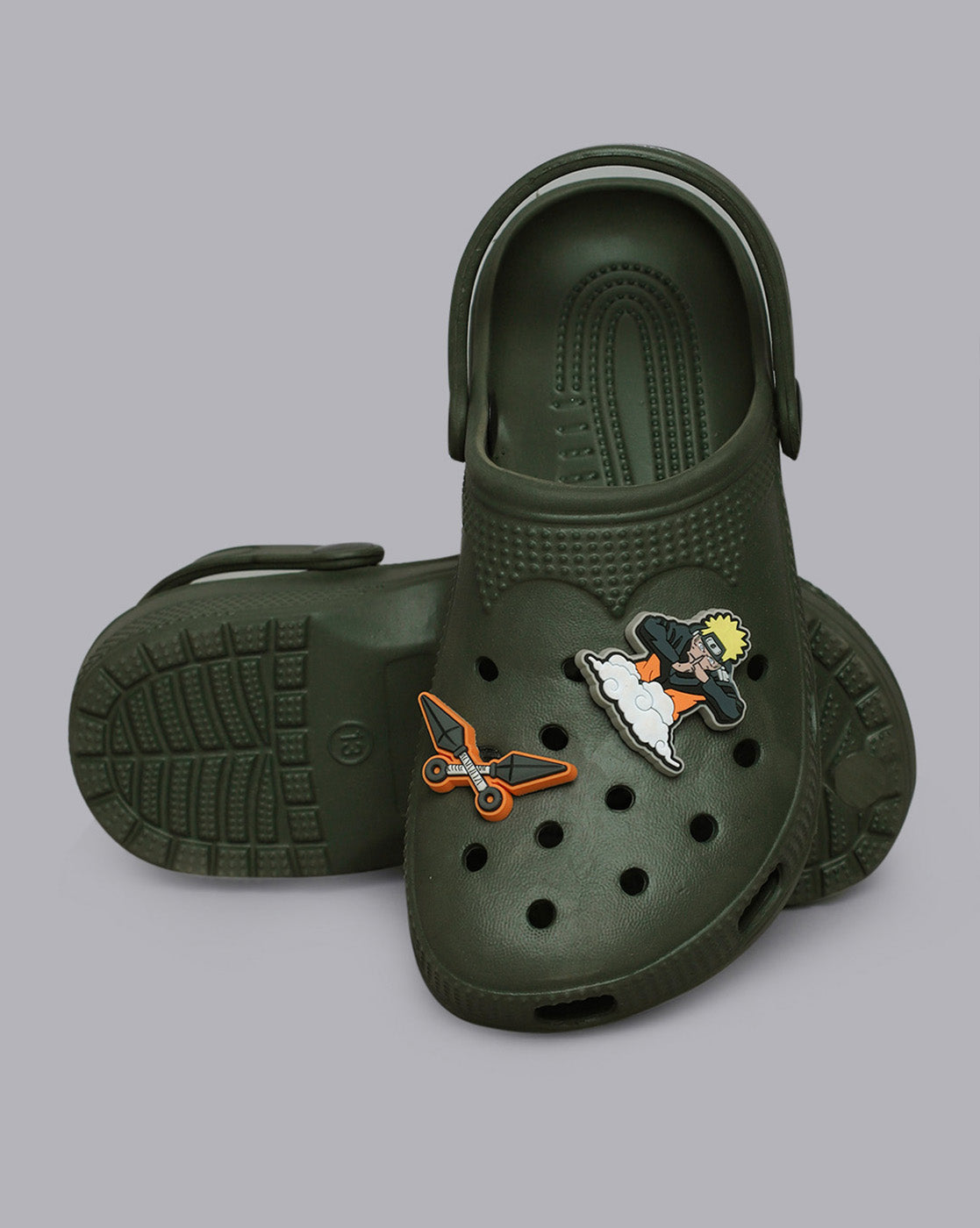 Naruto Shippuden Clogs for Boys (Charms Included)