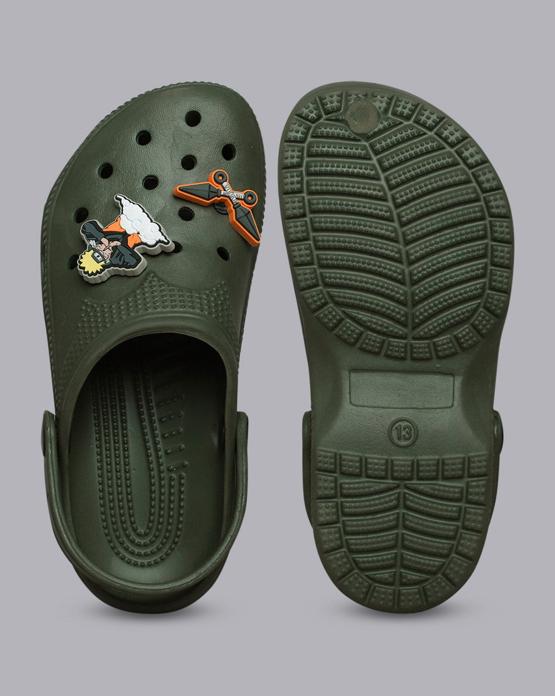 Naruto Clogs for Boys (Charms Included)