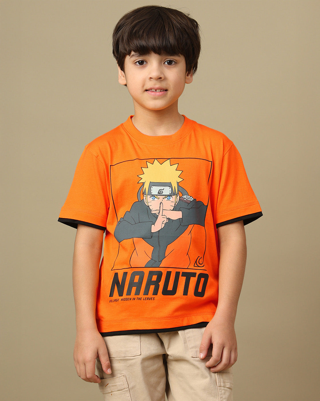 Naruto Printed Regular Fit Tshirt For Boys