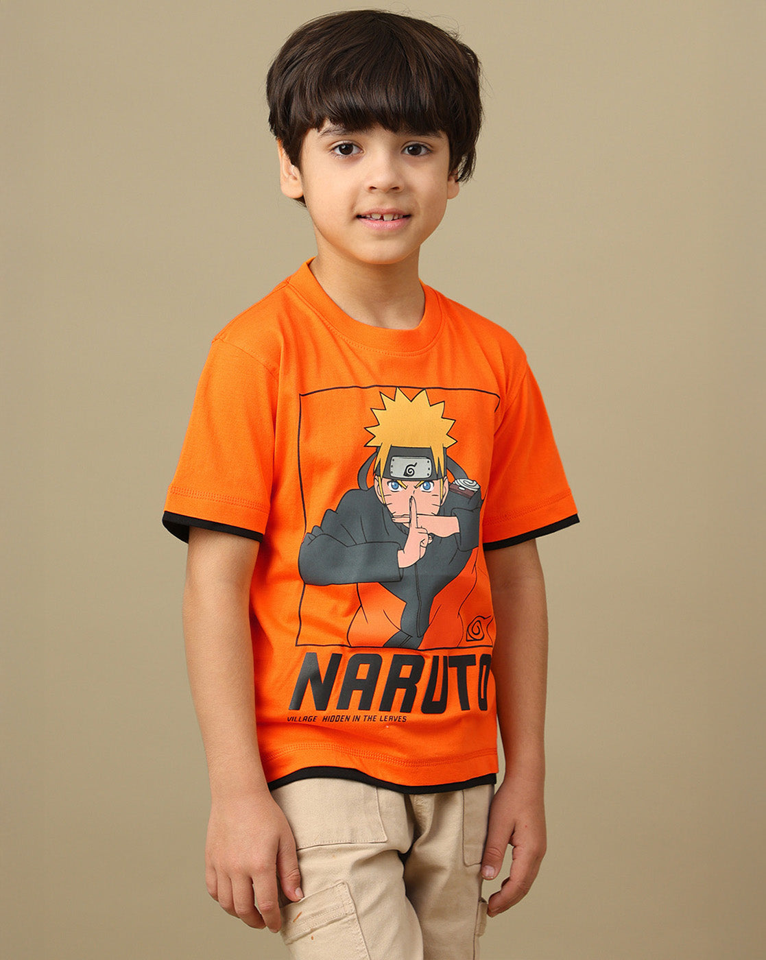 Naruto Printed Regular Fit Tshirt For Boys