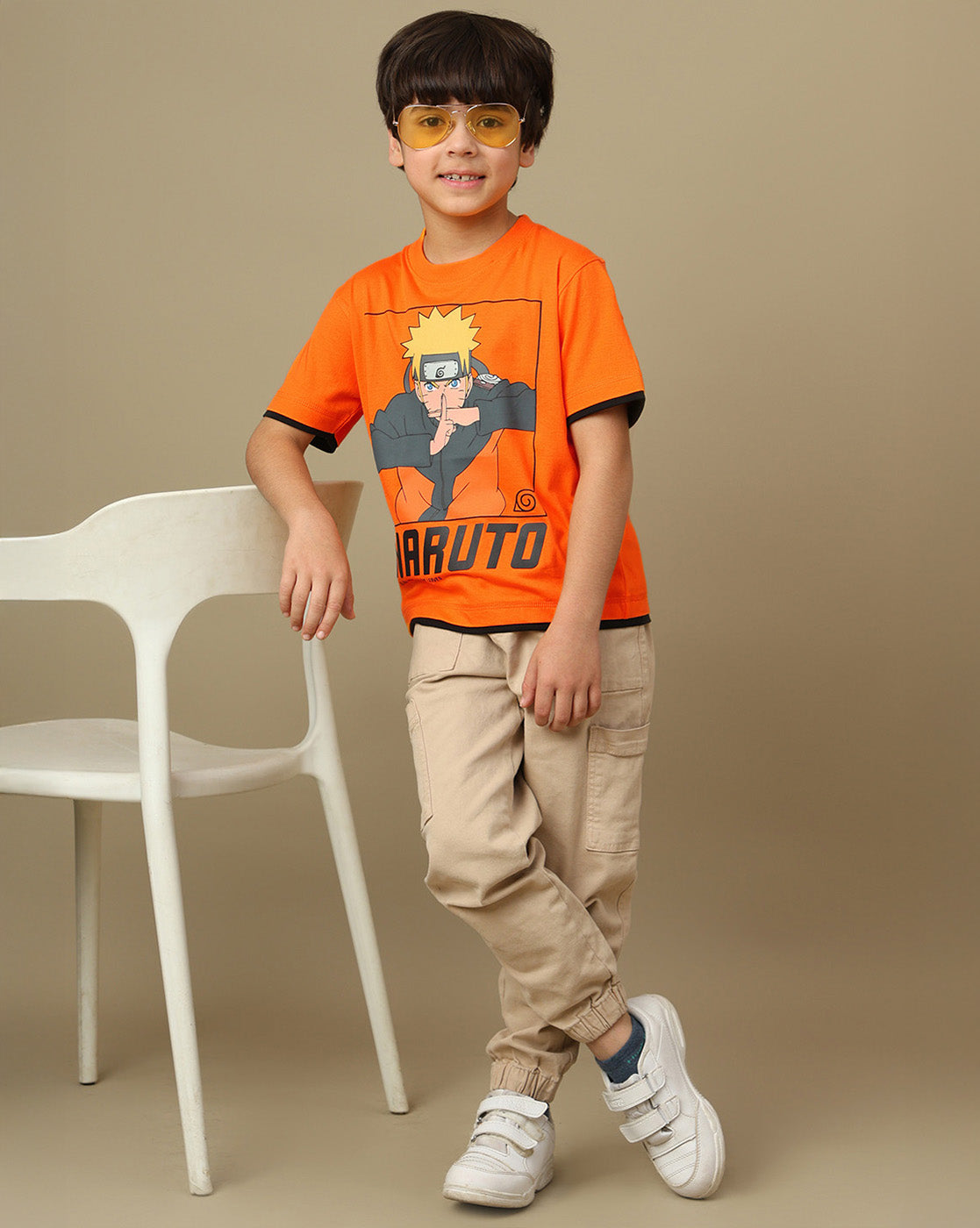 Naruto Printed Regular Fit Tshirt For Boys