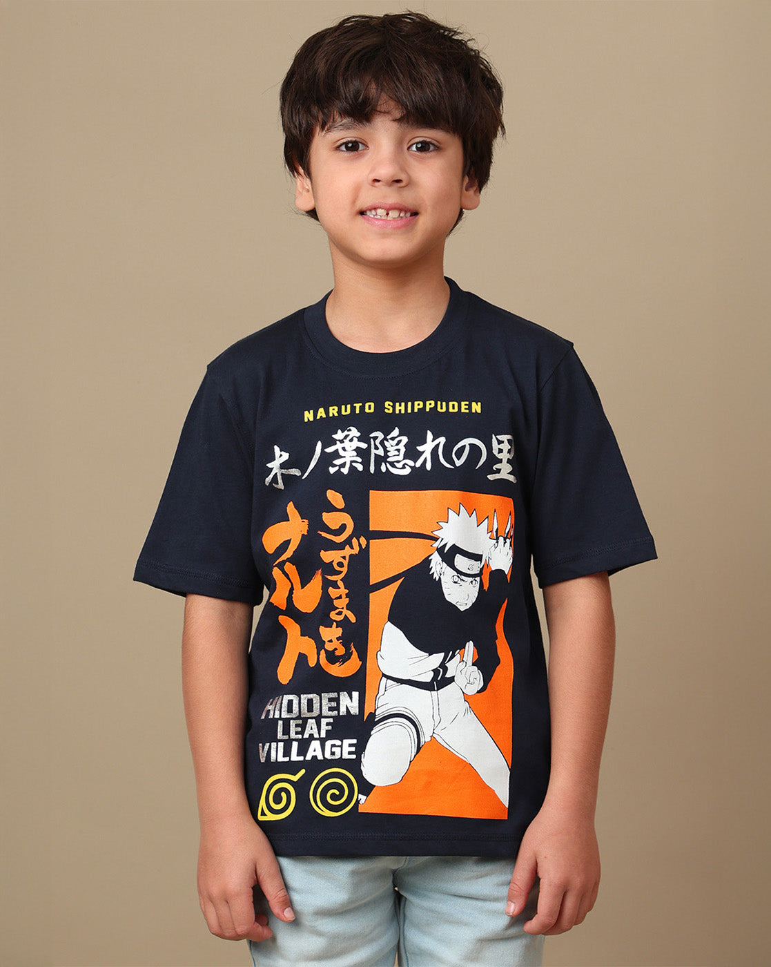 Naruto Printed Regular Fit Tshirt For Boys