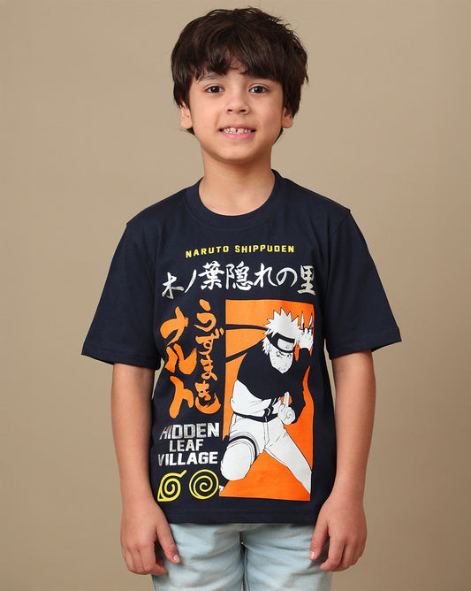 Naruto Printed Regular Fit Tshirt For Boys