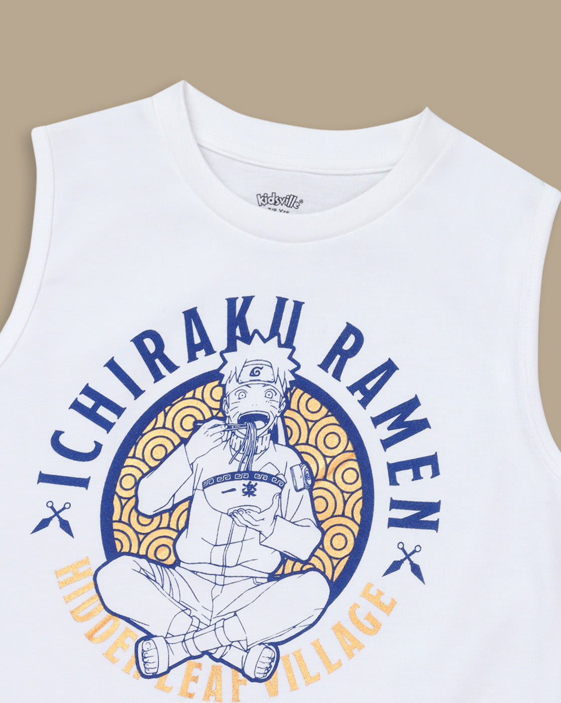 Naruto Shippuden Printed Vest For Boys