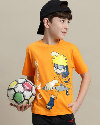 Naruto Regular Fit Tshirt  Boys