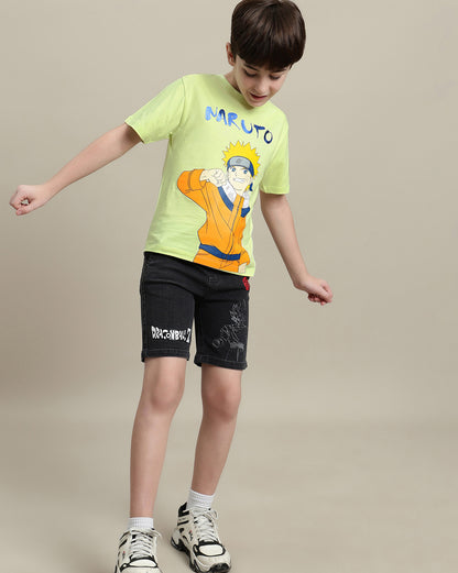 Naruto Regular Fit Tshirt  Boys