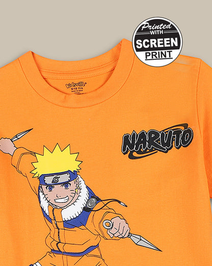 Naruto Regular Fit Tshirt  Boys