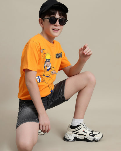 Naruto Regular Fit Tshirt  Boys