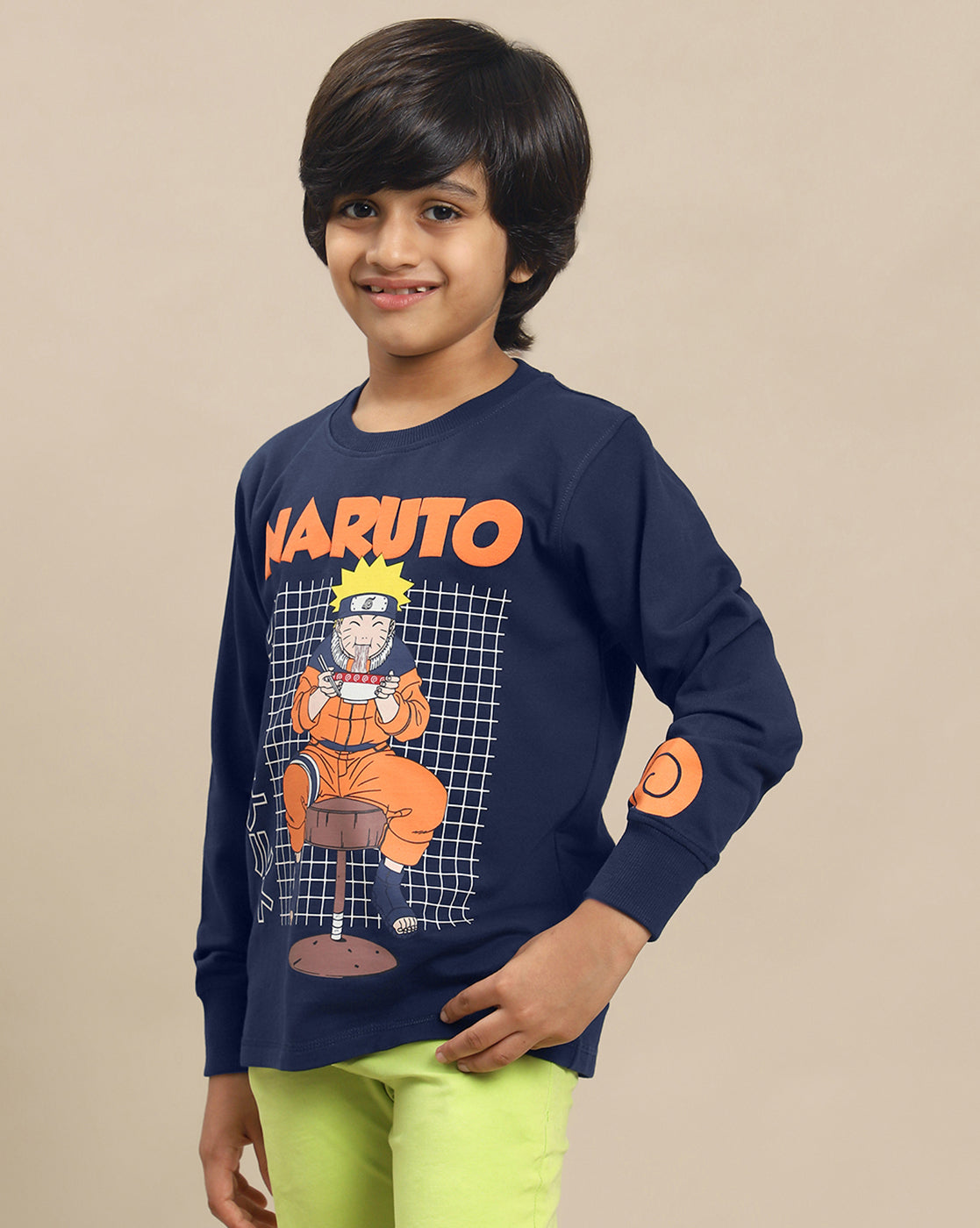 Naruto Printed Regular Fit Tshirt For Boys